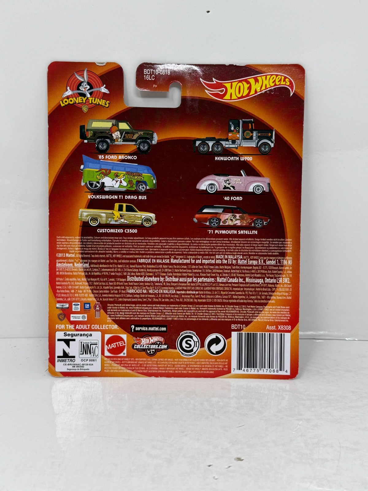 Hot Wheels Looney Tunes Real Riders 1:64 Diecast Lot of 8