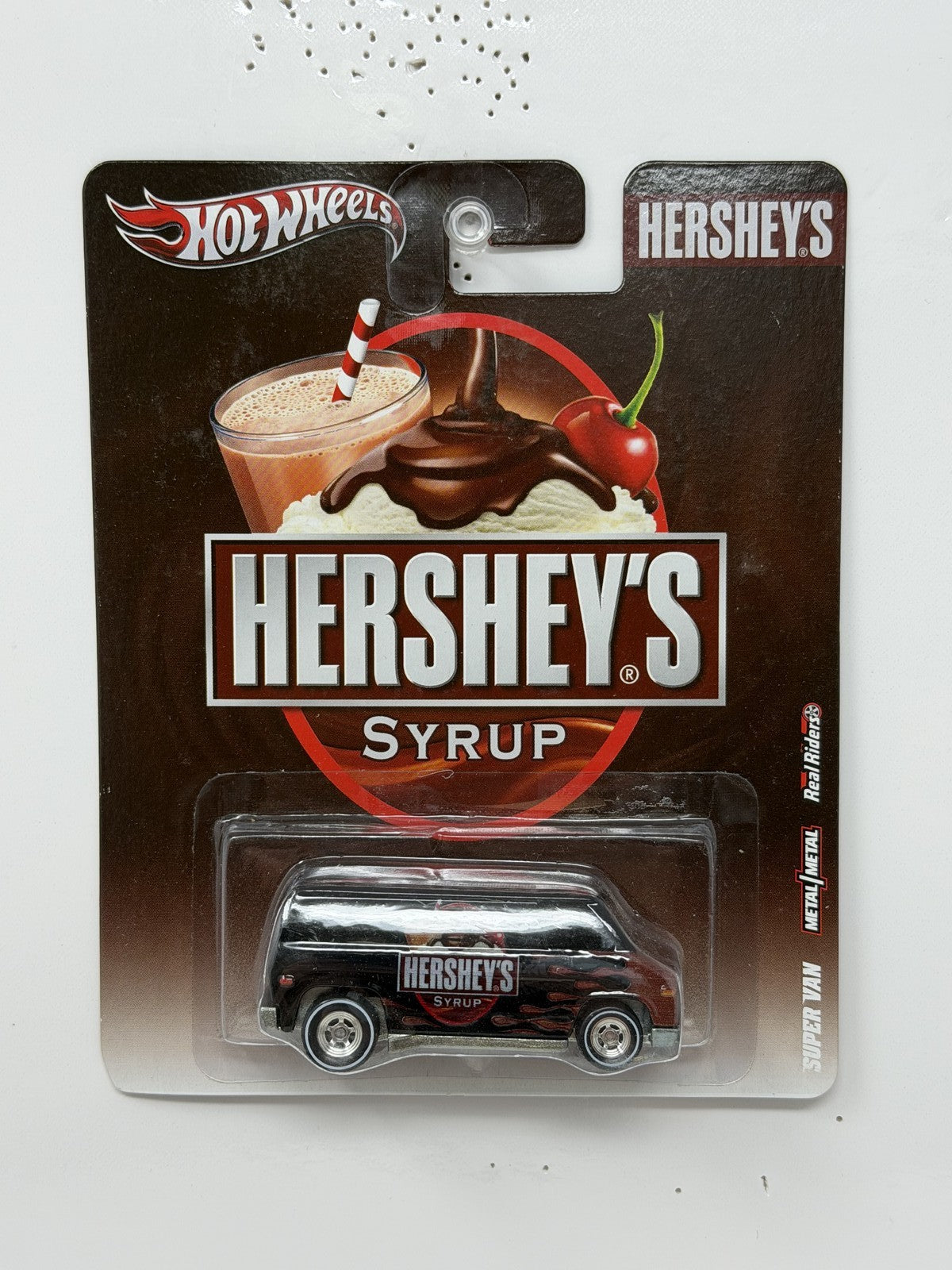 Hot Wheels Hershey's Syrup Super Van 1:64 Diecast Real Riders