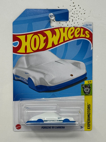 Hot Wheels Experimotors Porsche 911 Carrera 1:64 Diecast White