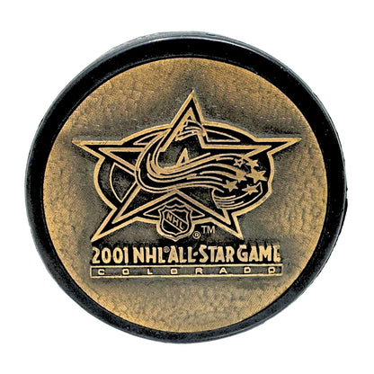 2001 NHL All-Star Game Colorado Official Souvenir Hockey Puck