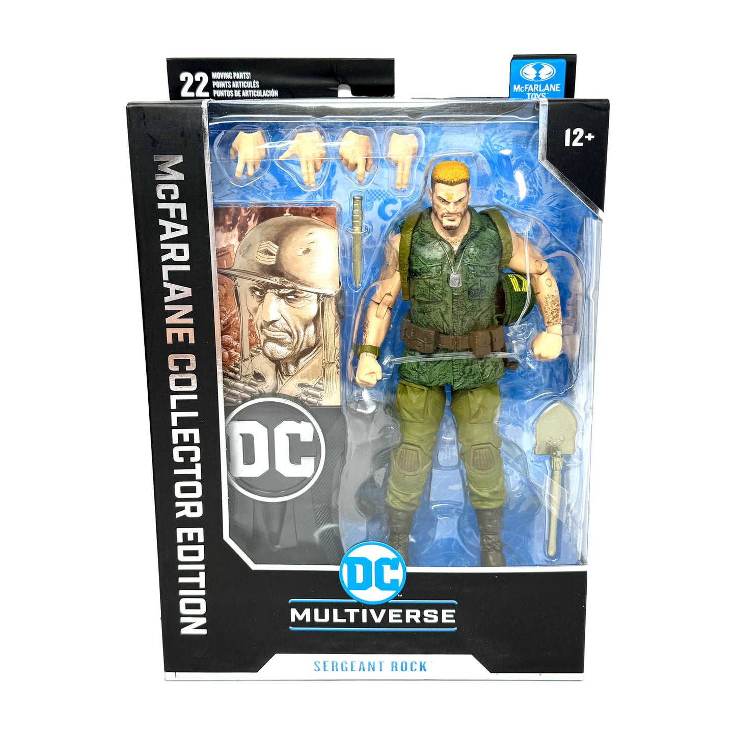 McFarlane DC Multiverse Sergeant Rock Platinum Edition Action Figure
