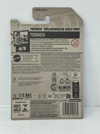 Hot Wheels Treasure Hunt Tooned Volkswagen Golf MK1 1:64 Diecast