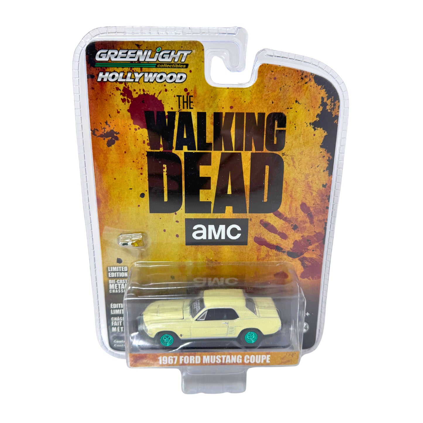 Greenlight Hollywood The Walking Dead 1967 Ford Mustang Coupe CHASE 1:64 Diecast