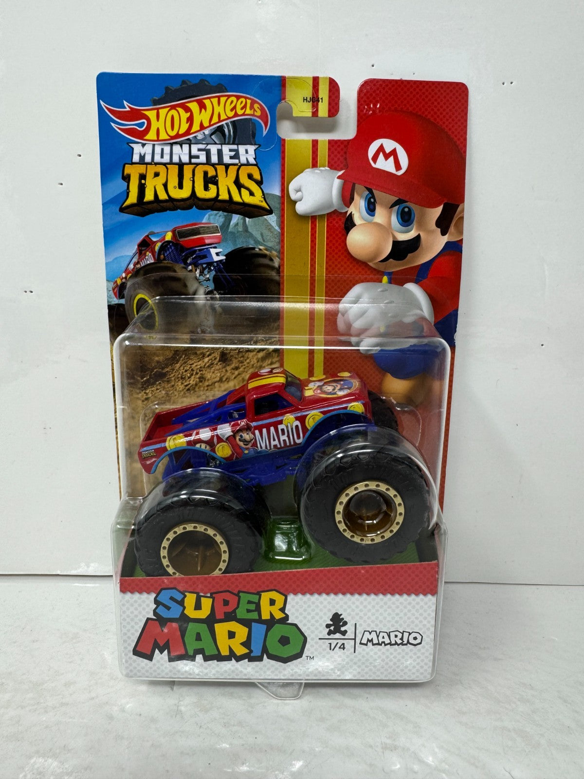 2022 Super Mario Hot Wheels Monster Trucks Mario LUIGI Bowser Yoshi COMPLETE SET