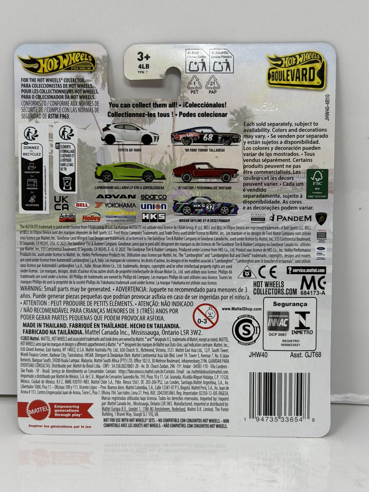Hot Wheels Premium Boulevard #149 Custom 1967 Ford Mustang 1:64 Diecast