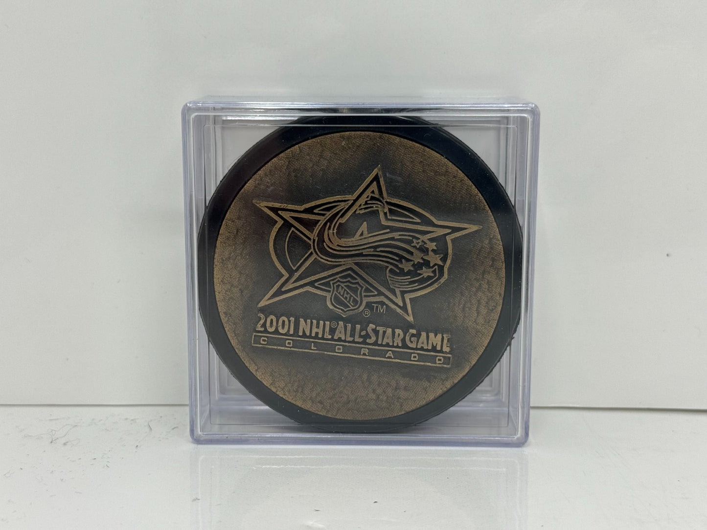 2001 NHL All-Star Game Colorado Official Souvenir Hockey Puck