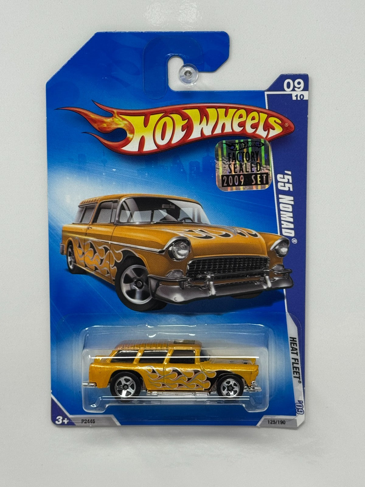 Hot Wheels Heat Fleet ’09 1955 Chevy Nomad 1:64 Diecast Factory Sealed