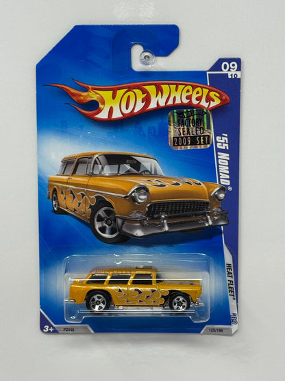 Hot Wheels Heat Fleet ’09 1955 Chevy Nomad 1:64 Diecast Factory Sealed