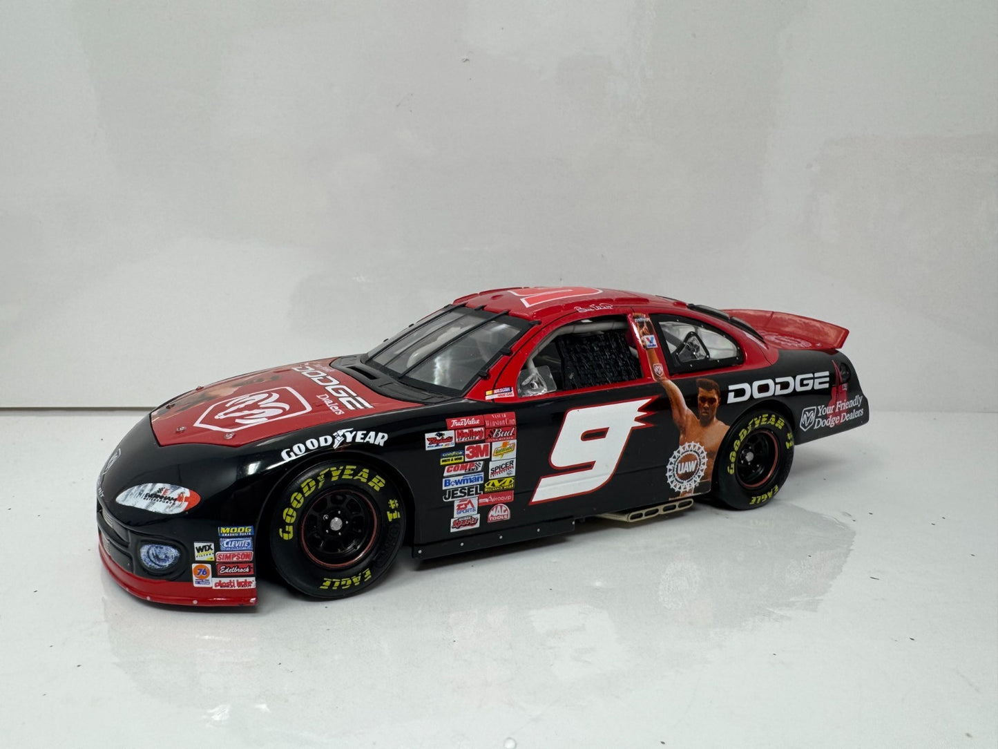 Action NASCAR Bill Elliott #9 Muhammad Ali 2001 Dodge Intrepid RT 1:24 Diecast