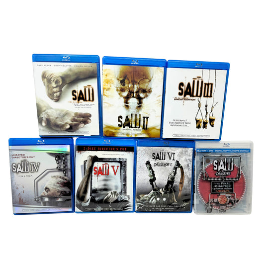 Saw I-VII The Final Chapter Blu-ray Horror Movie Collection Unrated Set