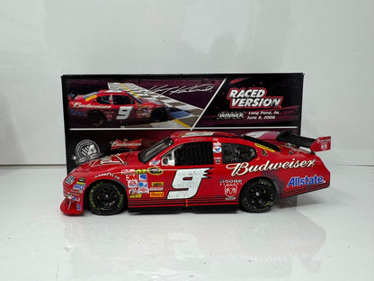 Action NASCAR Kasey Kahne #9 Bud Pocono Win Raced 2008 Charger 1:24 Diecast