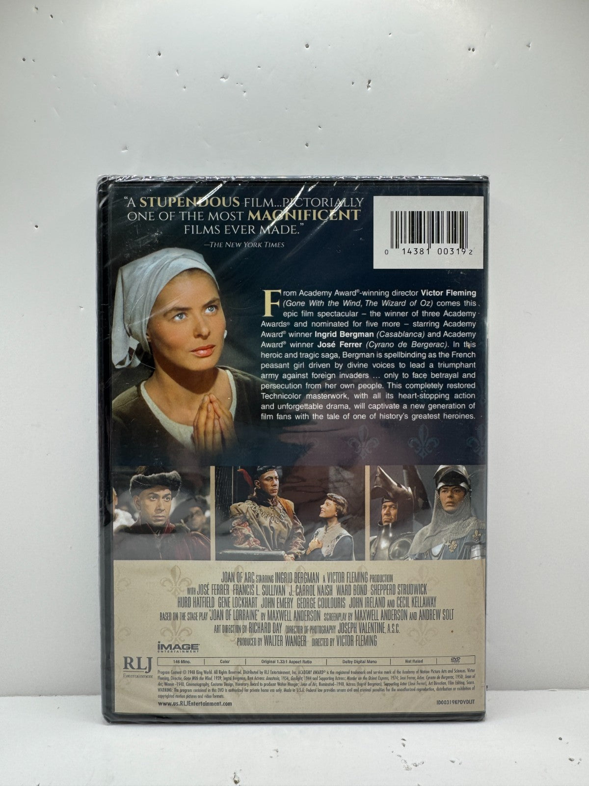 Joan of Arc (DVD) Drama Ingrid Bergman RARE OOP NEW