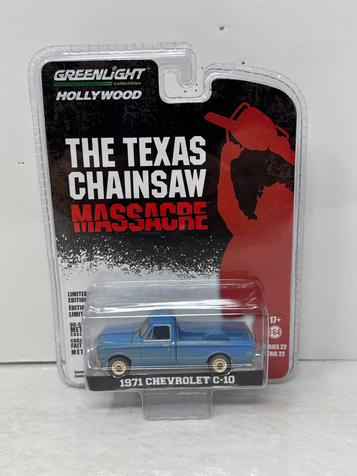 Greenlight Hollywood The Texas Chainsaw Massacre 1971 Chevrolet C-10 164 Diecast