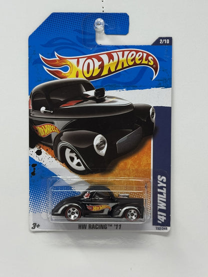 Hot Wheels Racing 1941 Willys 1:64 Diecast Black