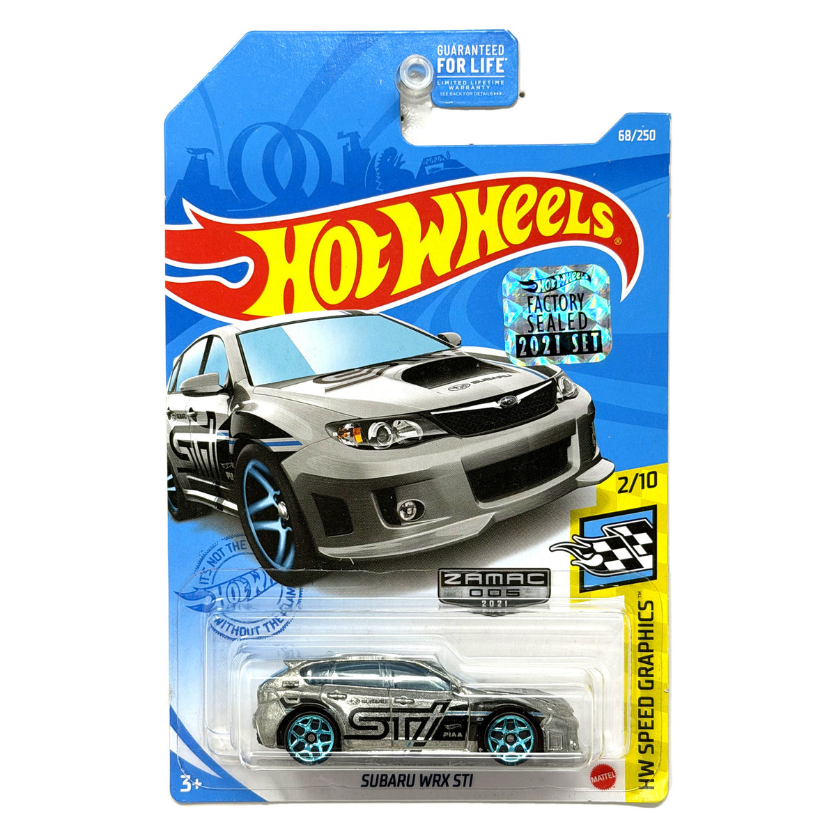 Hot Wheels ZAMAC HW Speed Graphics Subaru WRX STI 1:64 Diecast Factory Sealed