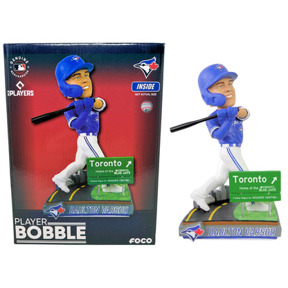 FOCO MLB Toronto Blue Jays Daulton Varsho "Next Stop Toronto" Bobblehead