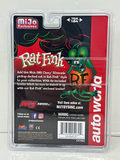 Auto World Rat Fink 1981 Chevrolet Silverado Pickup 1:64 Diecast