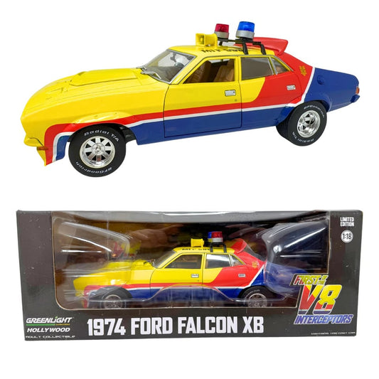 Greenlight Hollywood Rides 1974 Ford Falcon XB First of the V8 Interceptors 1:18 Diecast