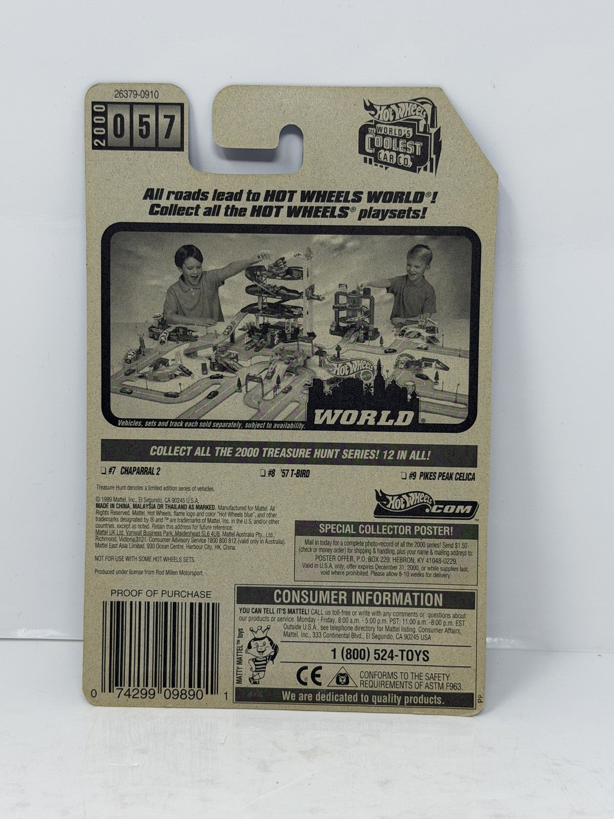 Hot Wheels Treasure Hunt Pikes Peak Celica 1:64 Diecast Real Riders