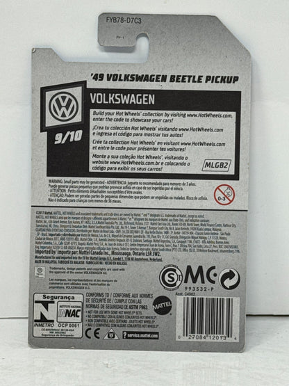 Hot Wheels Volkswagen Series 1949 Volkswagen Beetle Pickup 1:64 Diecast