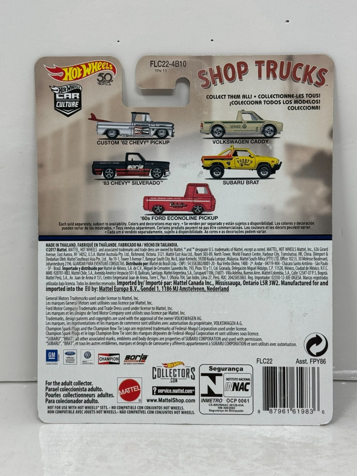Hot Wheels Premium Shop Trucks 1983 Chevy Silverado 1:64 Diecast