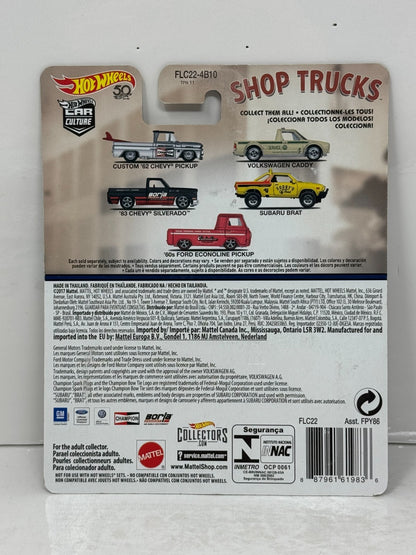 Hot Wheels Premium Shop Trucks 1983 Chevy Silverado 1:64 Diecast