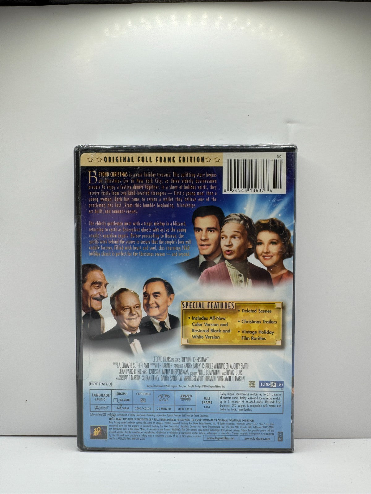 Beyond Christmas (DVD) Harry Carey Fantasy Sealed