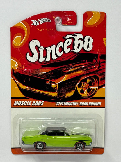Hot Wheels Since ’68 Muscle Cars 1970 Plymouth Road Runner 1:64 Diecast