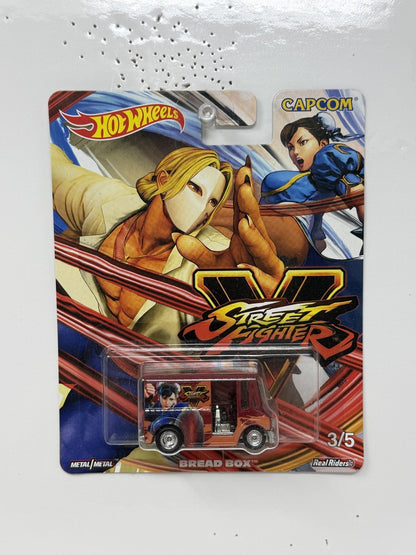 Hot Wheels Street Fighter V Bread Box 1:64 Diecast Real Riders