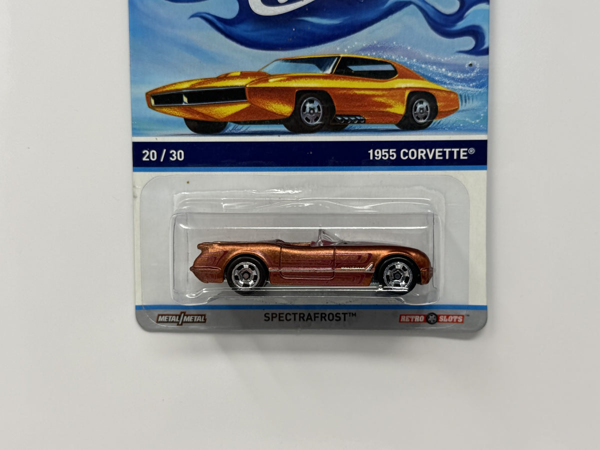 Hot Wheels Cool Classics 1955 Chevrolet Corvette 1:64 Diecast Bronze