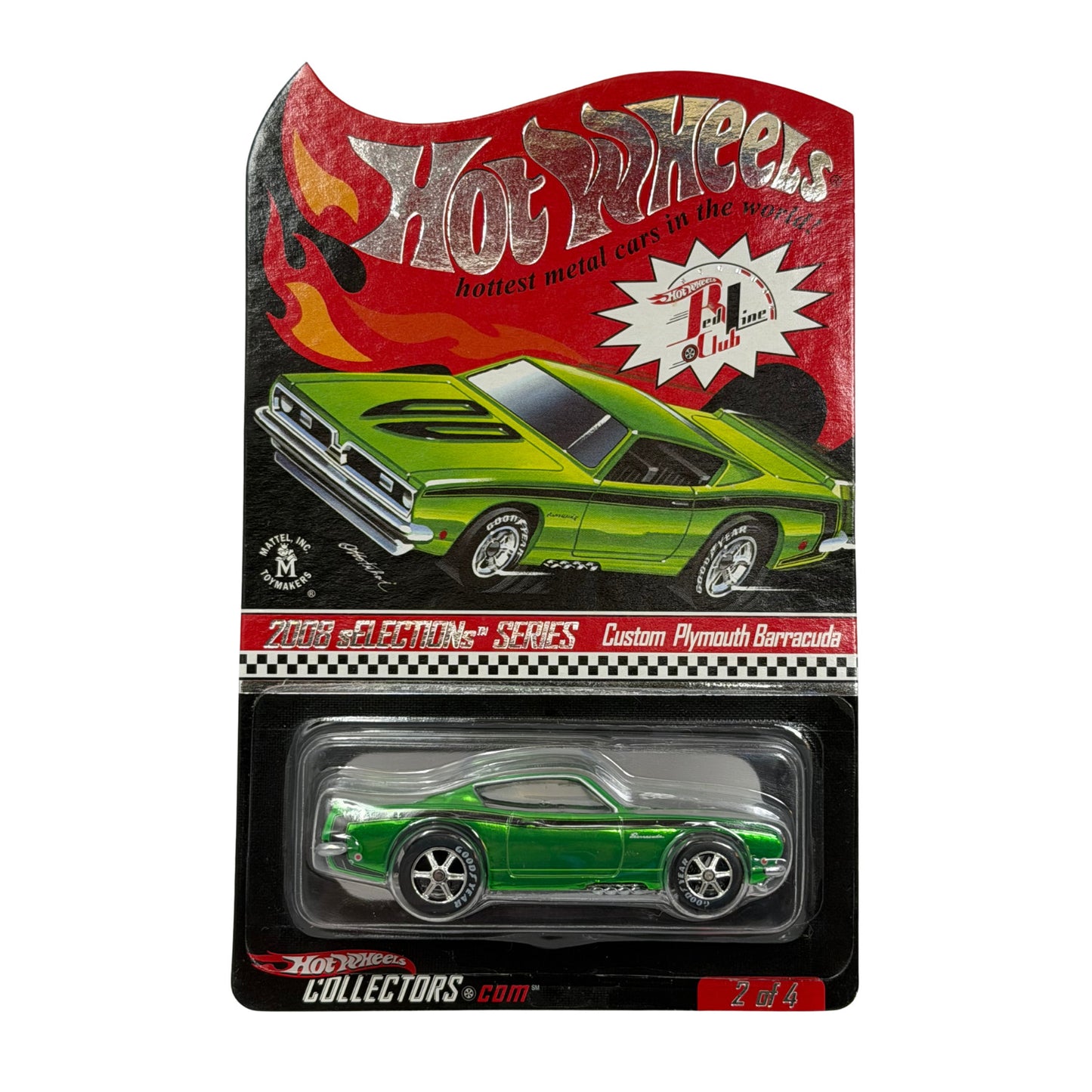 Hot Wheels RLC Red Line Club Selections Custom Plymouth Barracuda 1:64 Diecast