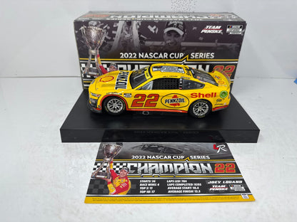Lionel Nascar #22 Joey Logano Shell Pennzoil Champion 2022 Mustang 1:24 Diecast
