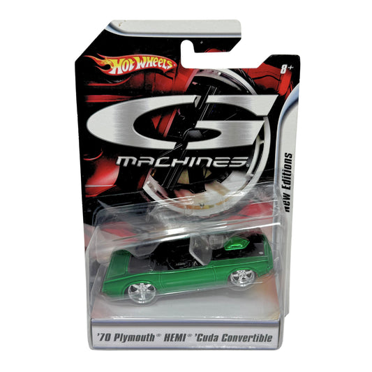 Hot Wheels G Machines 1970 Plymouth HEMI ’Cuda Convertible 1:50 Diecast