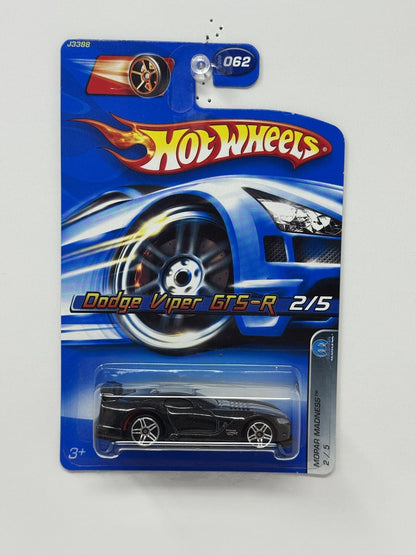 Hot Wheels Mopar Madness Dodge Viper GTS-R 1:64 Diecast Black V2