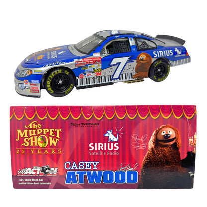 Action Nascar Casey Atwood #7 Sirius Muppets 2002 Dodge Intrepid 1:24 Diecast