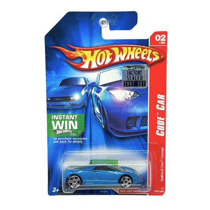 Hot Wheels Code Car Cadillac Cien Concept 1:64 Diecast Factory Sealed