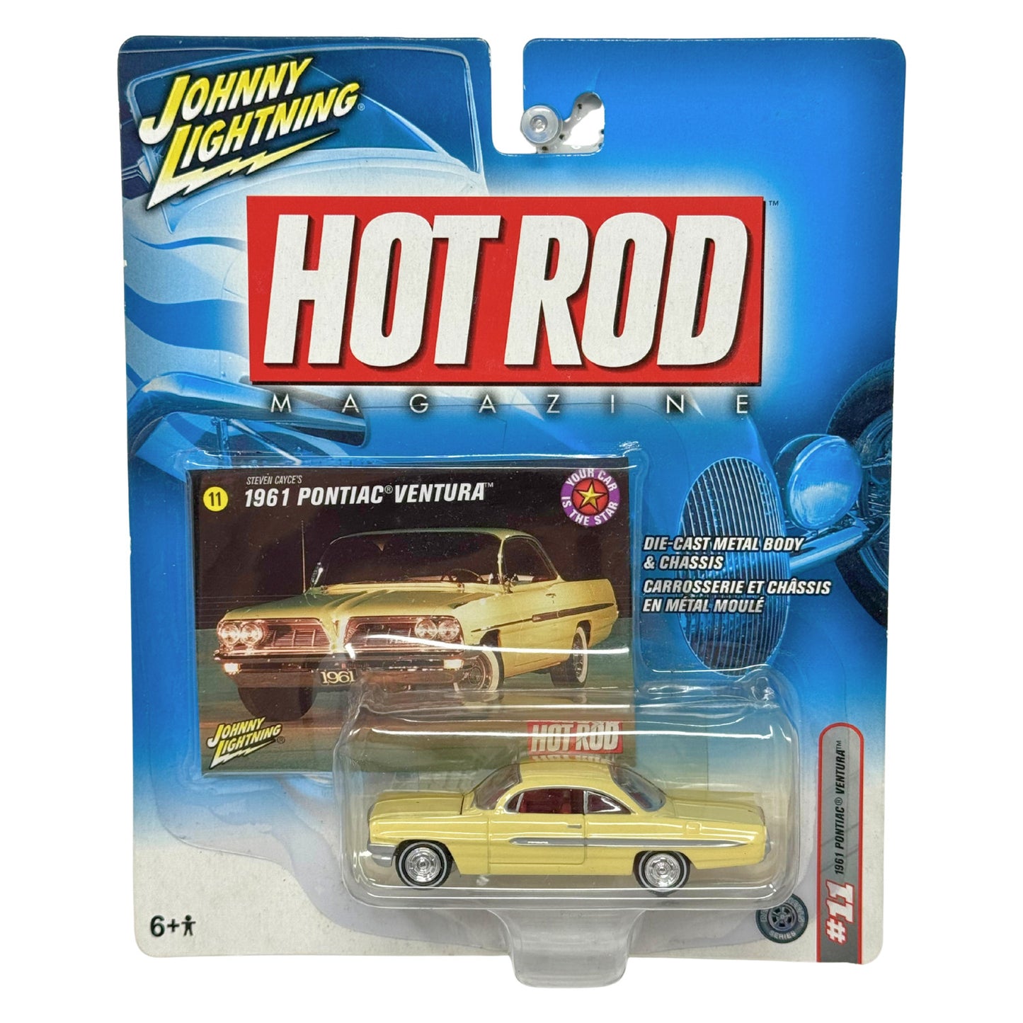 Johnny Lightning Hot Road Magazine 1961 Pontiac Ventura 1:64 Diecast