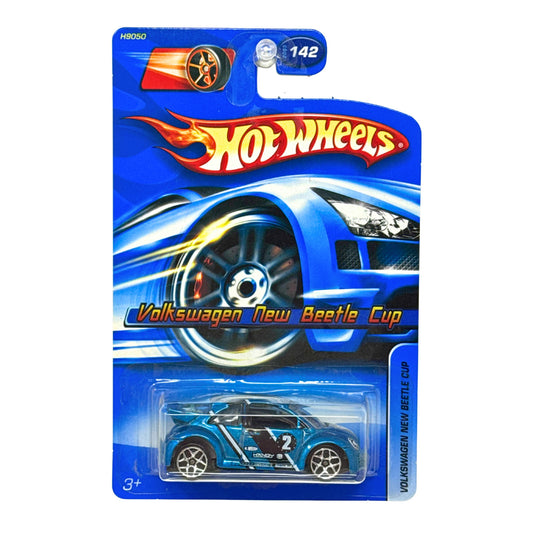 Hot Wheels Mainline Volkswagen New Beetle Cup 1:64 Diecast FTE (Blue)