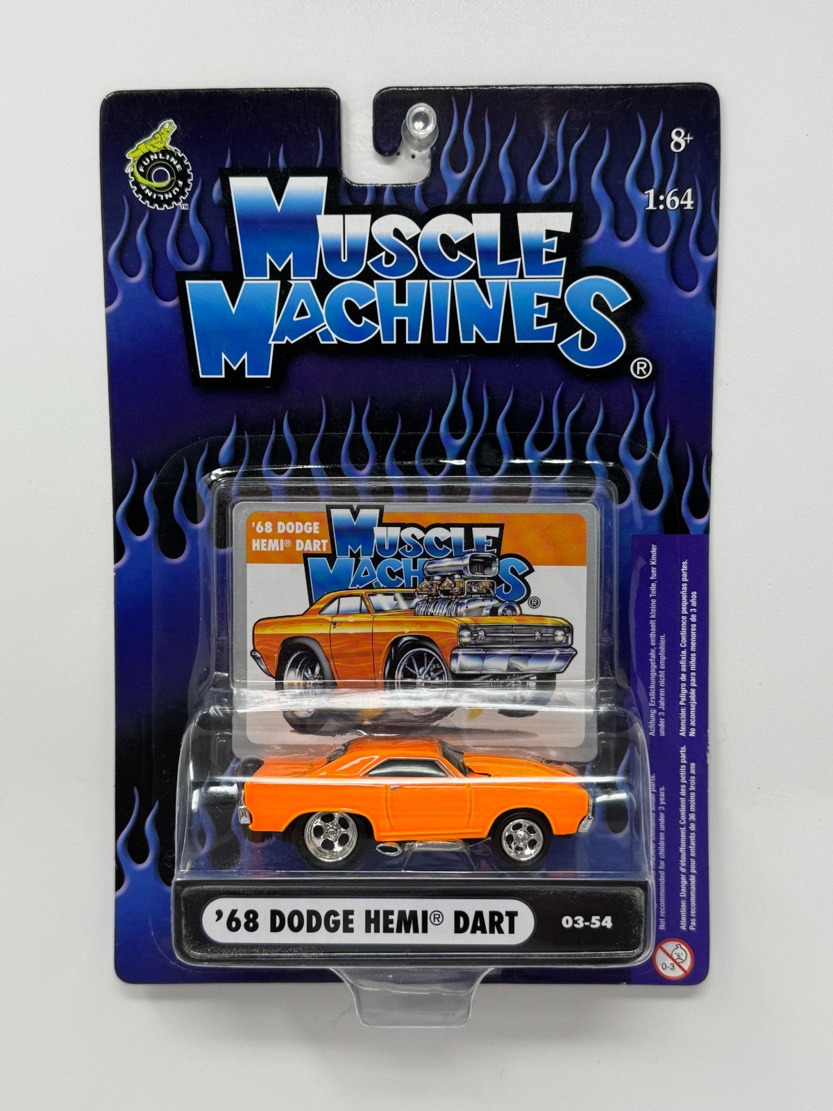 Muscle Machines 1968 Dodge Hemi Dart 1:64 Diecast