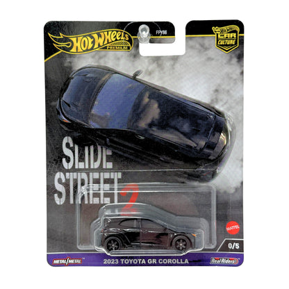 Hot Wheels Premium Slide Street 2 2023 Toyota GR Corolla CHASE 0/5 1:64 Diecast