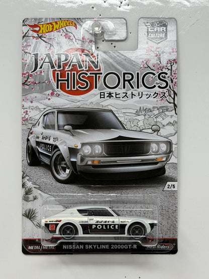 Hot Wheels Japan Historics Nissan Skyline 2000GT-R 1:64 Diecast Real Riders