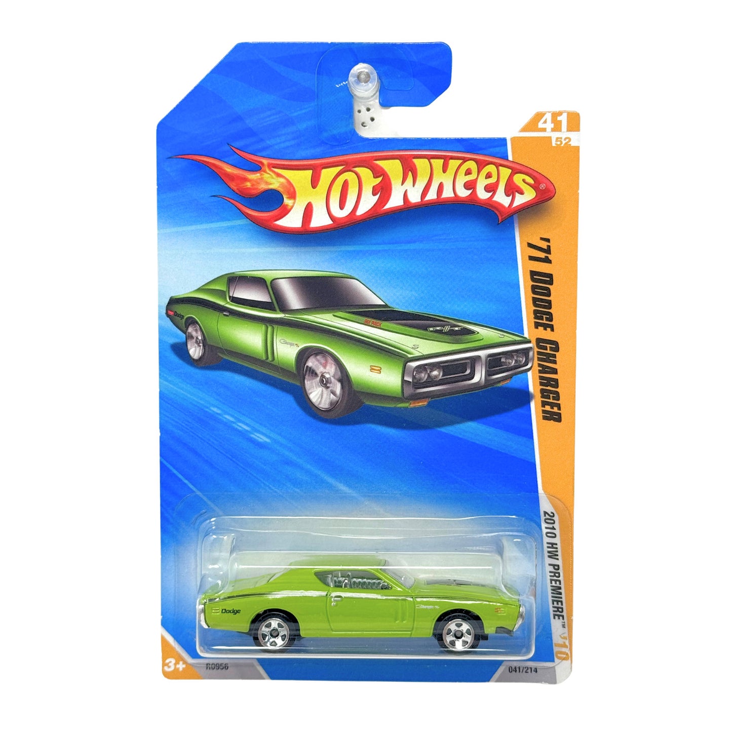 Hot Wheels Premiere 1971 Dodge Charger 1:64 Diecast Green