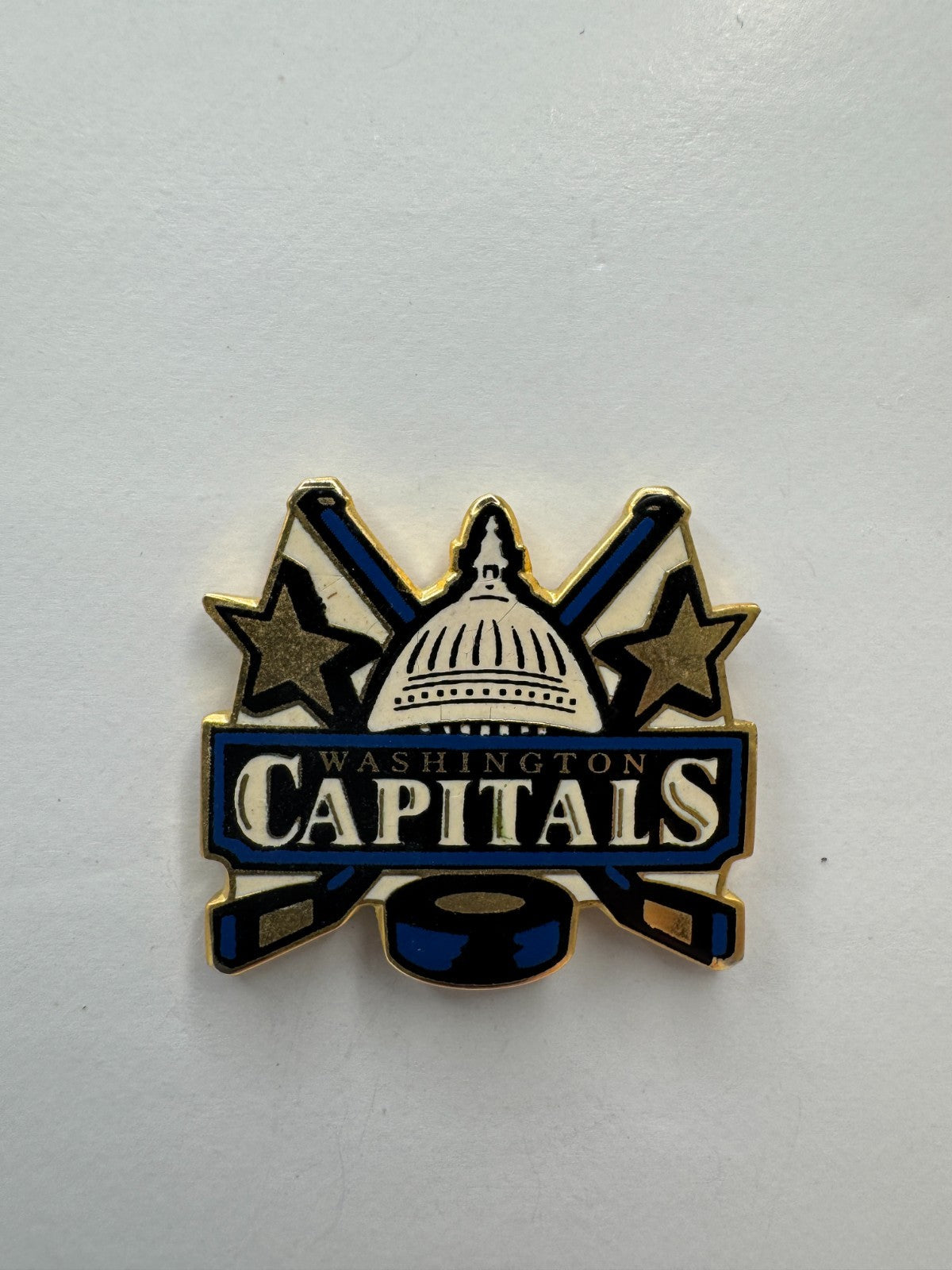Washington Capitals Capitol Dome Logo NHL Hockey Lapel Pin