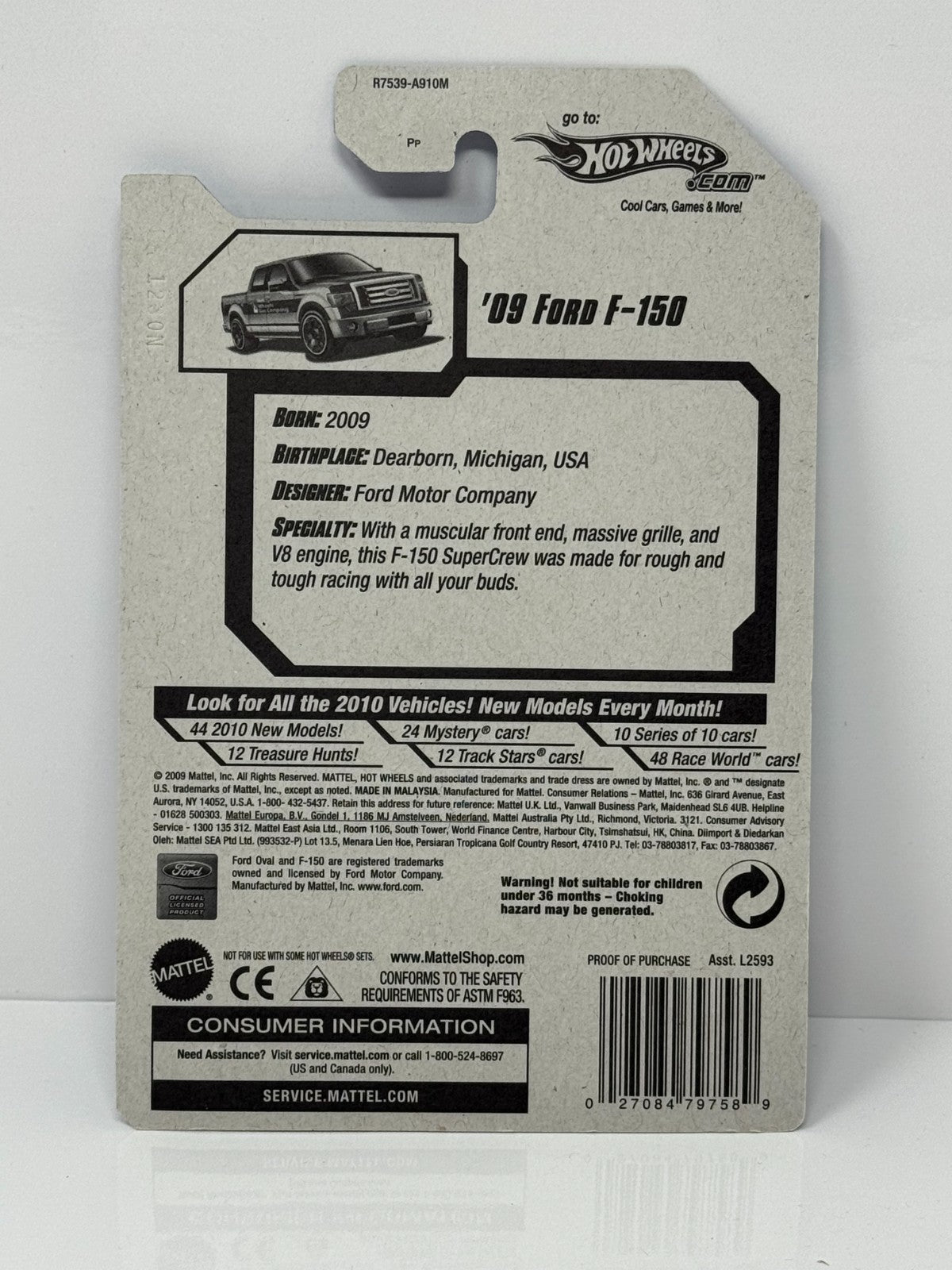 Hot Wheels HW City Works Ford F-150 1:64 Diecast Factory Sealed