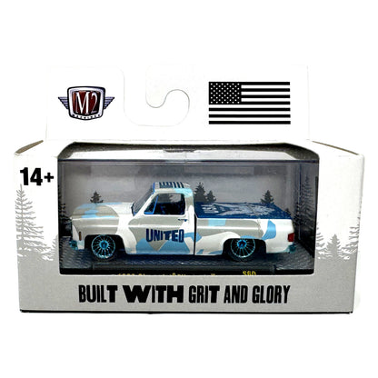 M2 Machines Built With Grit & Glory 1980 Chevrolet Silverado CHASE 1:64 Diecast