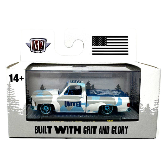 M2 Machines Built With Grit & Glory 1980 Chevrolet Silverado CHASE 1:64 Diecast