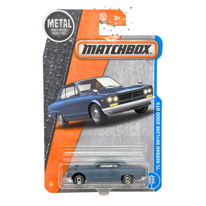 Matchbox 1971 Nissan Skyline 2000 GTX 1:64 Diecast