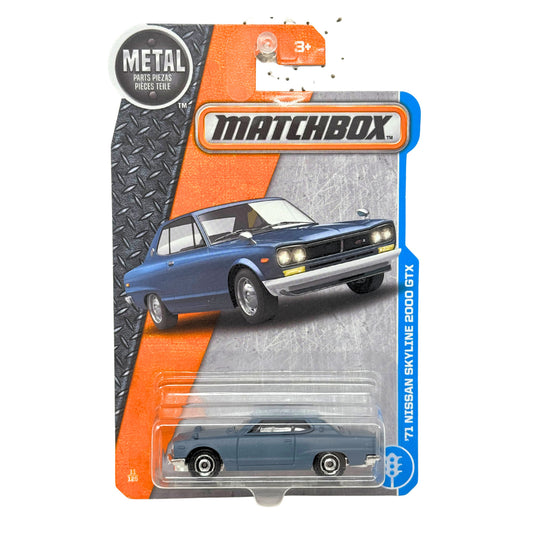 Matchbox 1971 Nissan Skyline 2000 GTX 1:64 Diecast