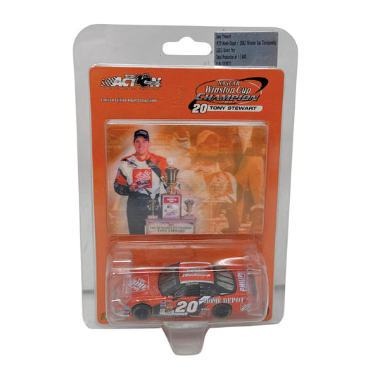 Action Nascar #20 Tony Stewart Home Depot 2002 Winston Cup Champ 1:64 Diecast
