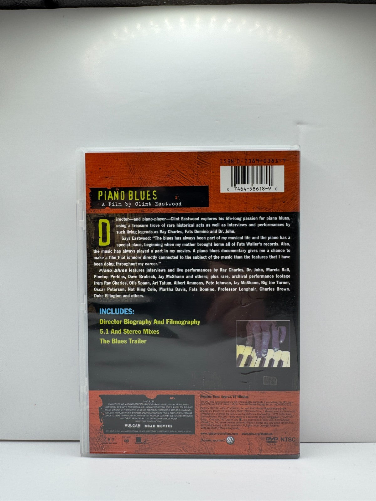 Martin Scorsese Presents Piano Blues (DVD) Martin Scorsese Documentary